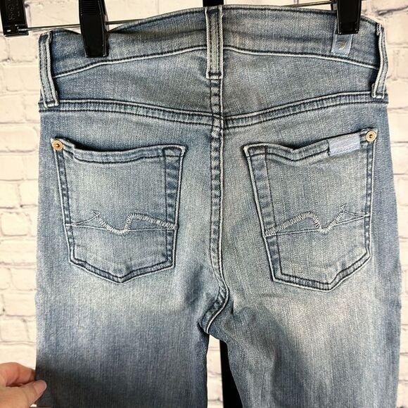 👖 7 For All Mankind Ankle Gwenevere Jeans Size 23 - Picture 5 of 7